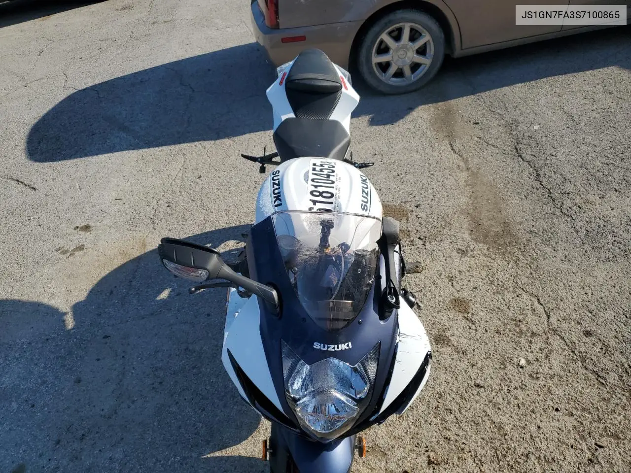 2025 Suzuki Gsx-R600 VIN: JS1GN7FA3S7100865 Lot: 61810455
