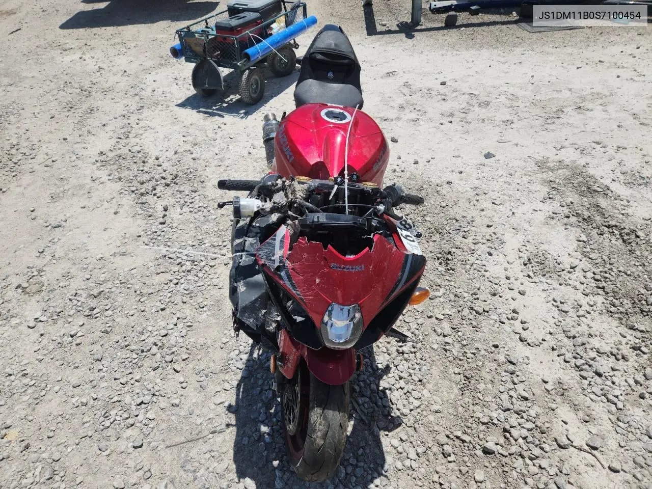 2025 Suzuki Gsx-R1000 VIN: JS1DM11B0S7100454 Lot: 61820745