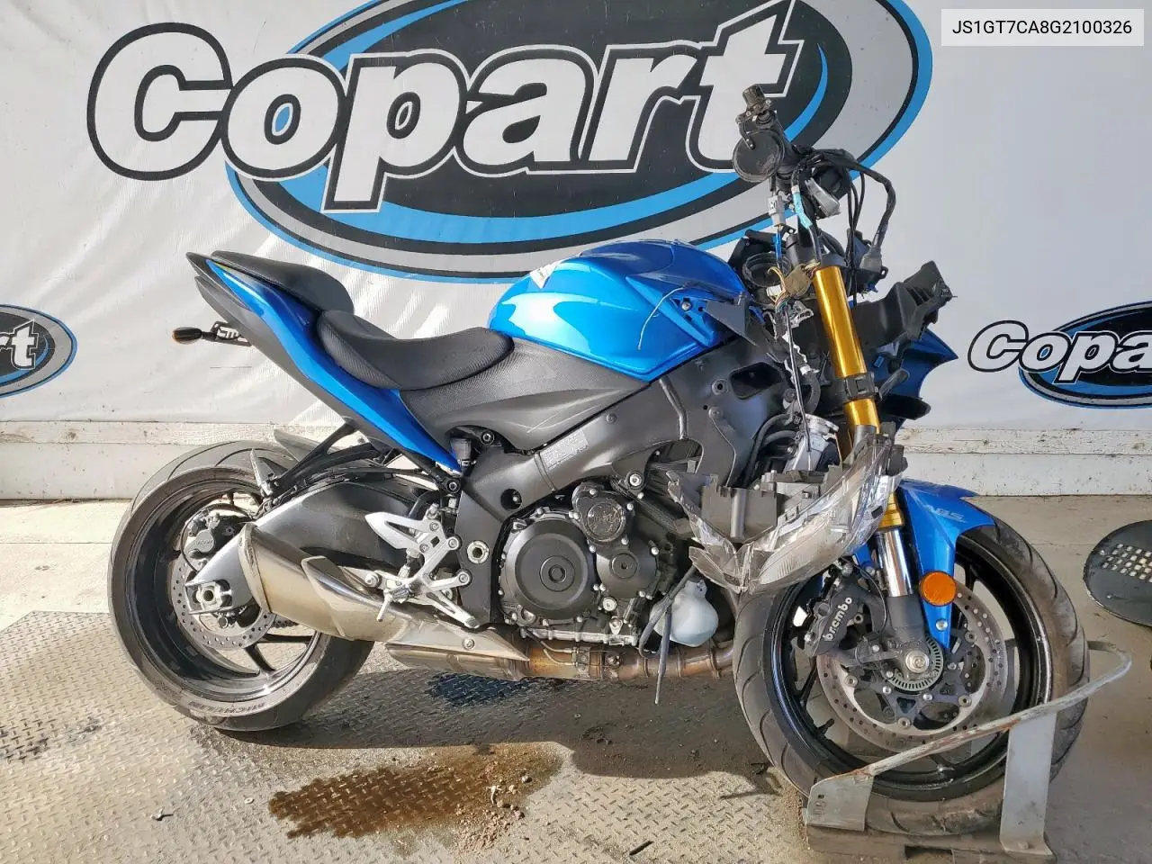 2016 Suzuki Gsx-S1000F VIN: JS1GT7CA8G2100326 Lot: 57000405
