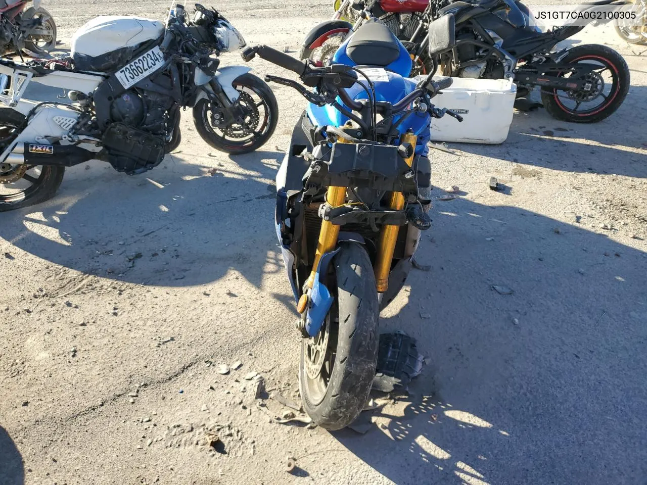 2016 Suzuki Gsx-S1000F VIN: JS1GT7CA0G2100305 Lot: 81261054