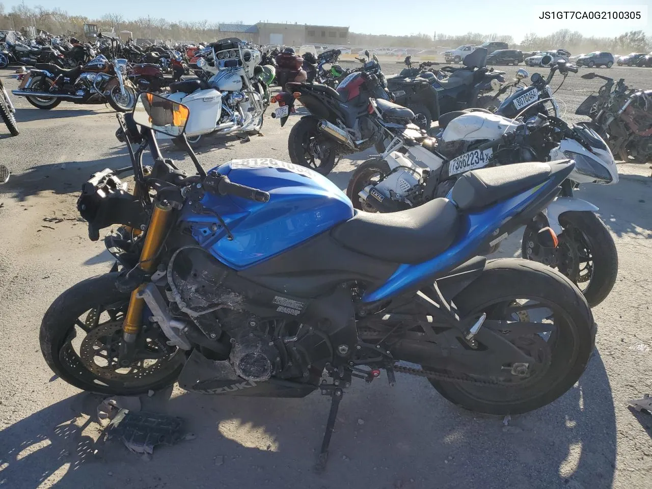 2016 Suzuki Gsx-S1000F VIN: JS1GT7CA0G2100305 Lot: 81261054