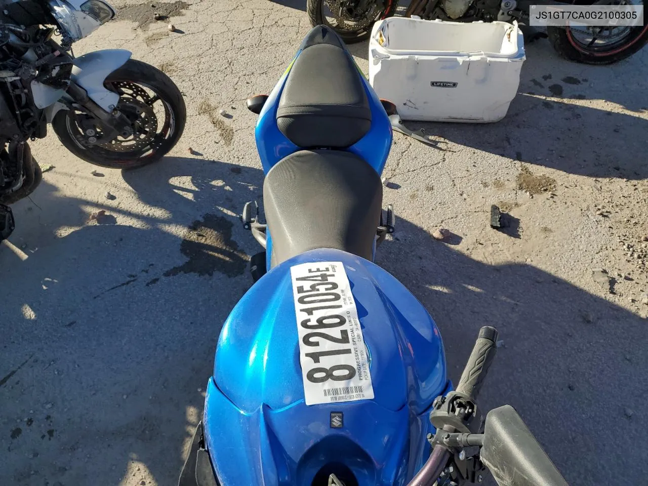 2016 Suzuki Gsx-S1000F VIN: JS1GT7CA0G2100305 Lot: 81261054