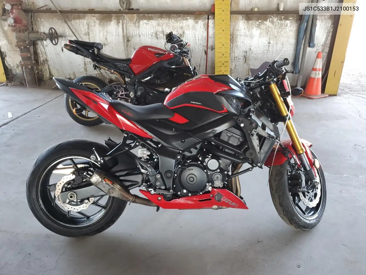 2018 Suzuki Gsx-S750 M VIN: JS1C533B1J2100153 Lot: 62693185