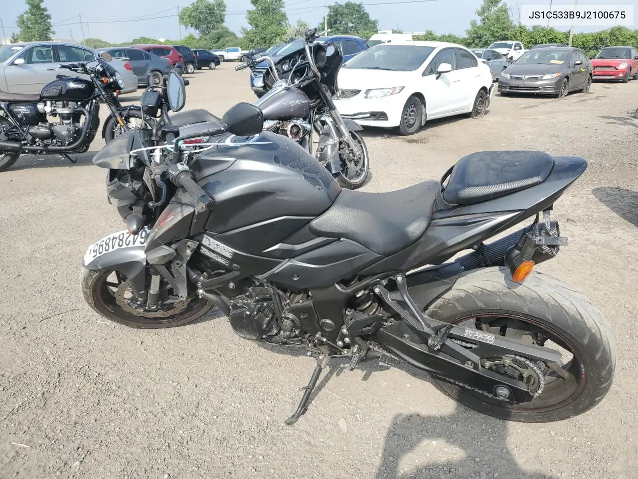 2018 Suzuki Gsx-S750 M VIN: JS1C533B9J2100675 Lot: 64284895