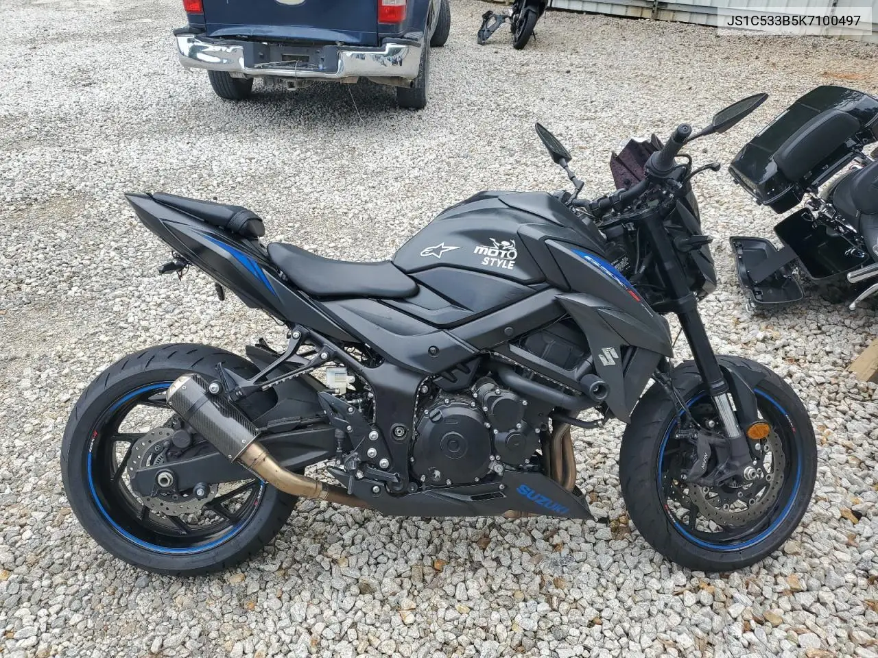 2019 Suzuki Gsx-S750 M VIN: JS1C533B5K7100497 Lot: 60256915