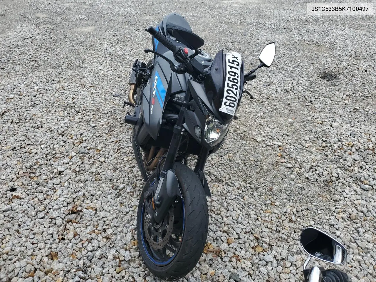 2019 Suzuki Gsx-S750 M VIN: JS1C533B5K7100497 Lot: 60256915