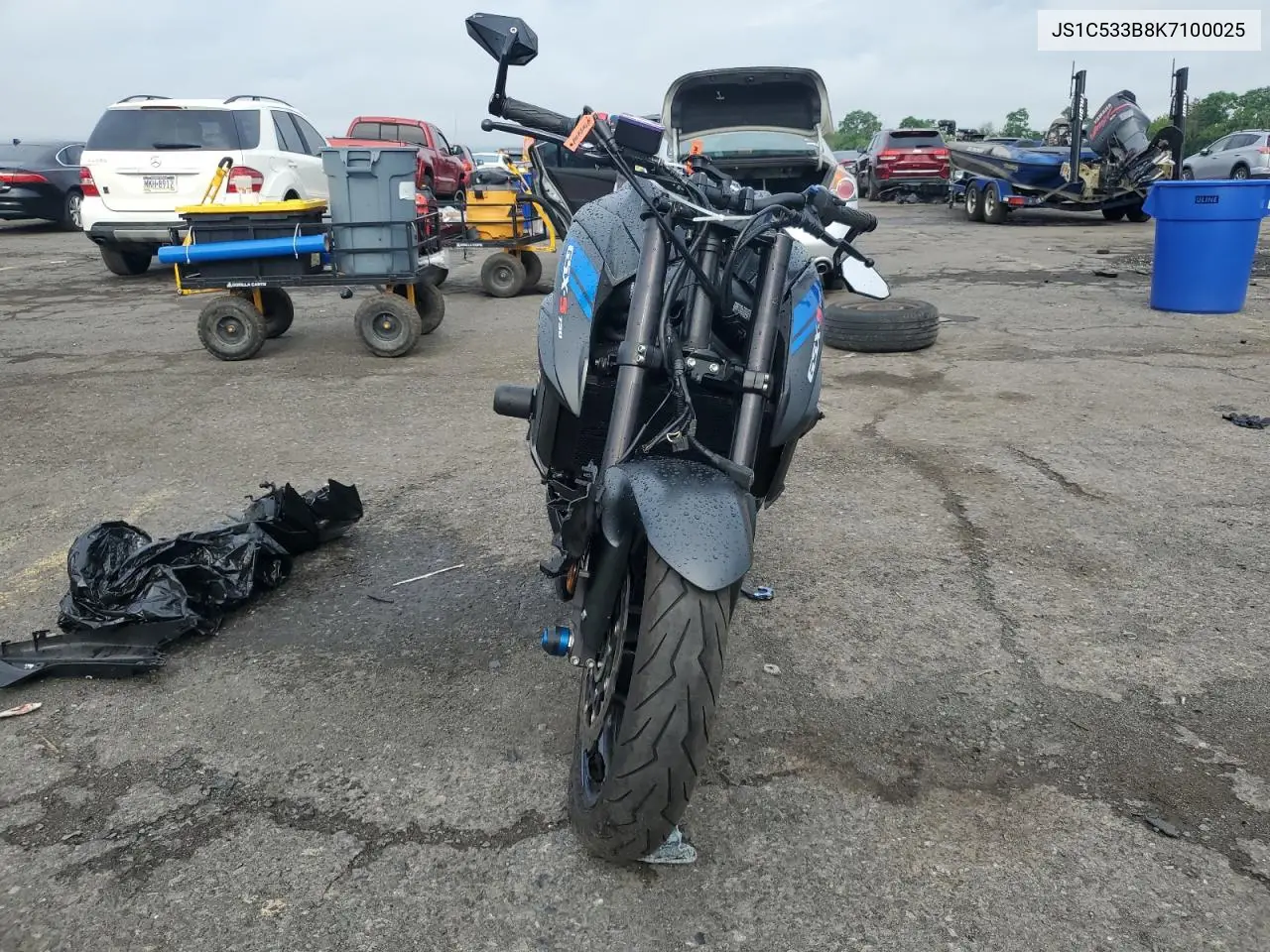 2019 Suzuki Gsx-S750 M VIN: JS1C533B8K7100025 Lot: 64179815