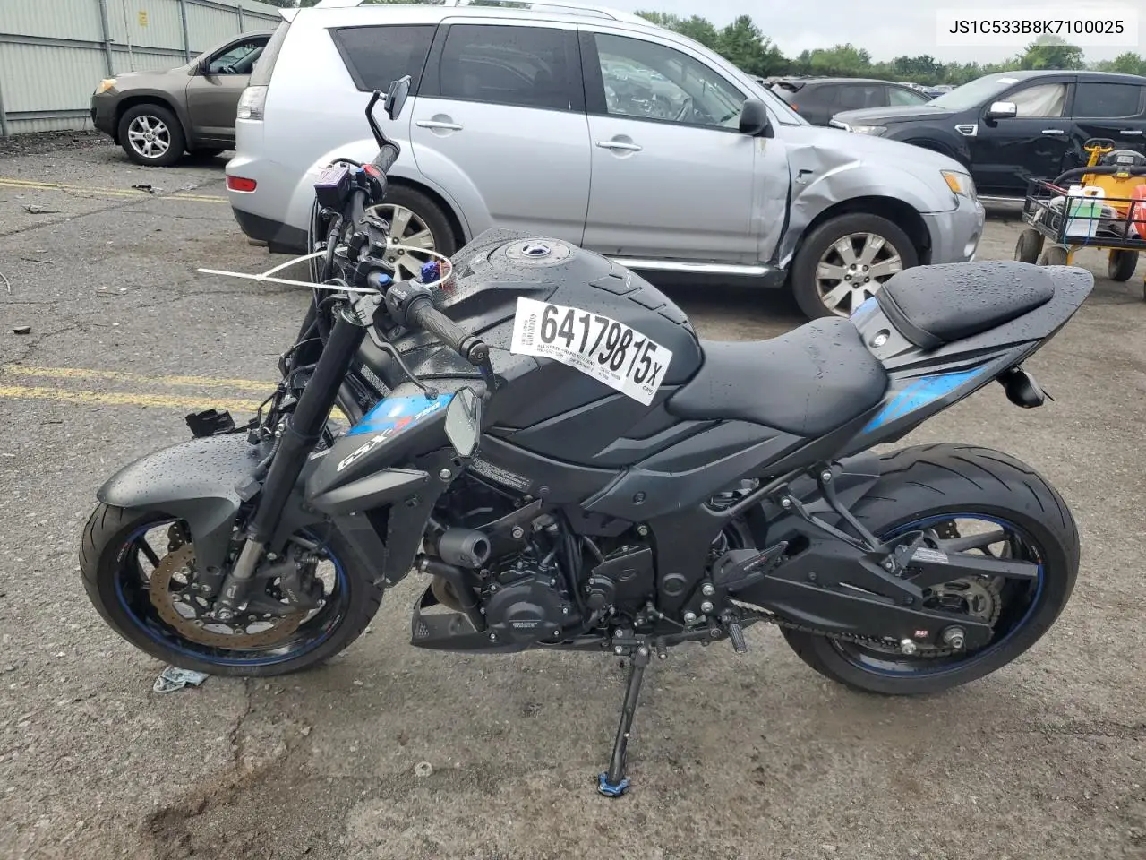 2019 Suzuki Gsx-S750 M VIN: JS1C533B8K7100025 Lot: 64179815
