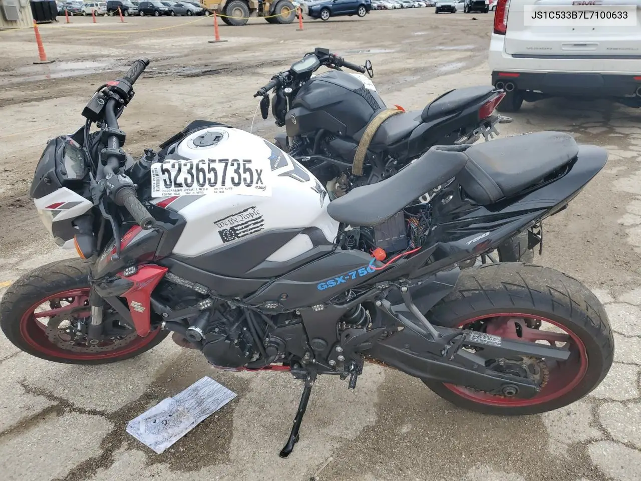 2020 Suzuki Gsx-S750 M VIN: JS1C533B7L7100633 Lot: 52365735