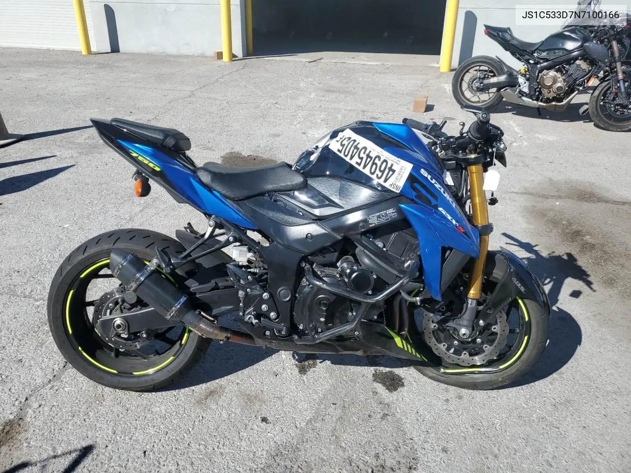2022 Suzuki Gsx-S750 M VIN: JS1C533D7N7100166 Lot: 46945405