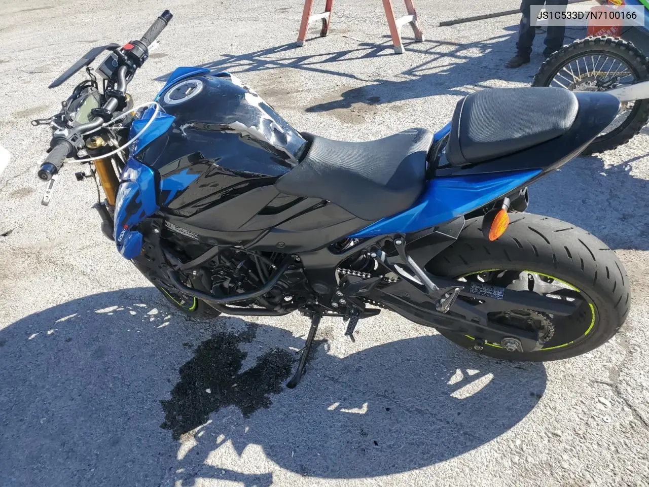 2022 Suzuki Gsx-S750 M VIN: JS1C533D7N7100166 Lot: 46945405