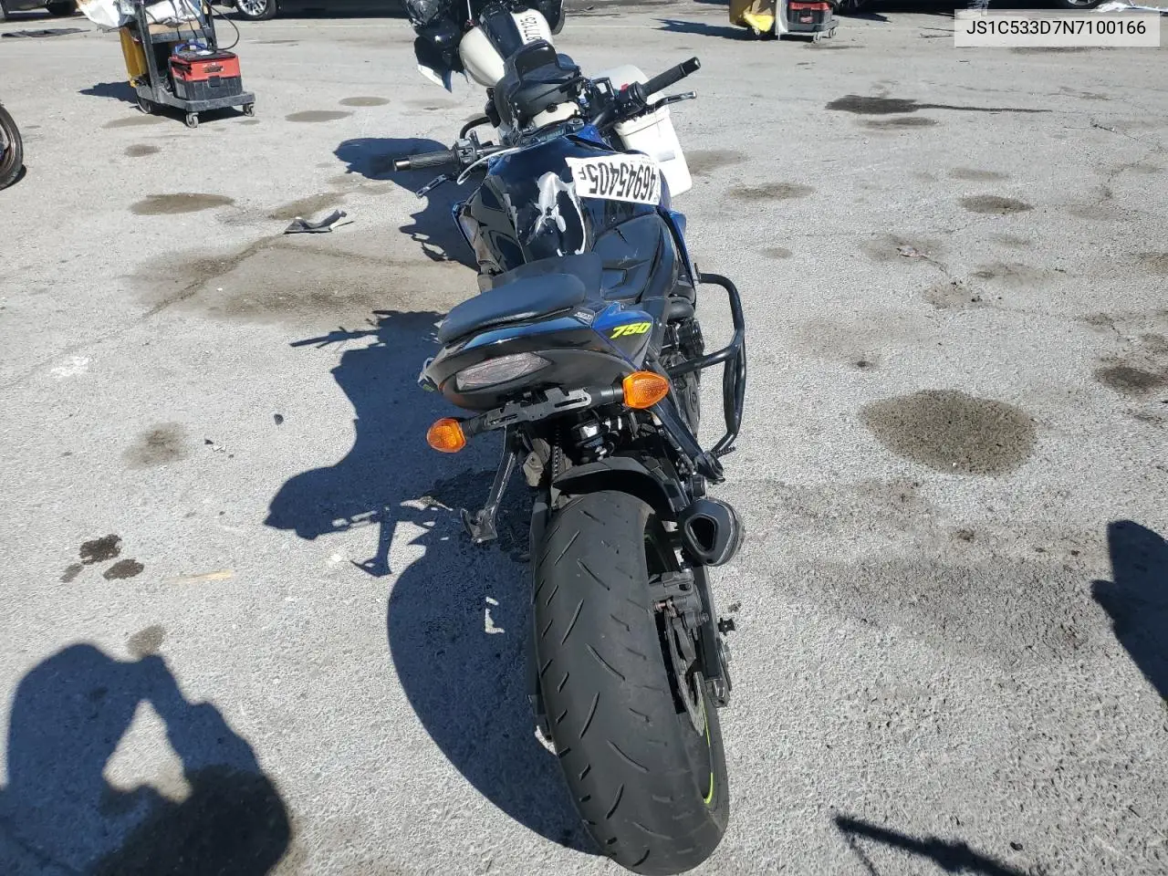 2022 Suzuki Gsx-S750 M VIN: JS1C533D7N7100166 Lot: 46945405