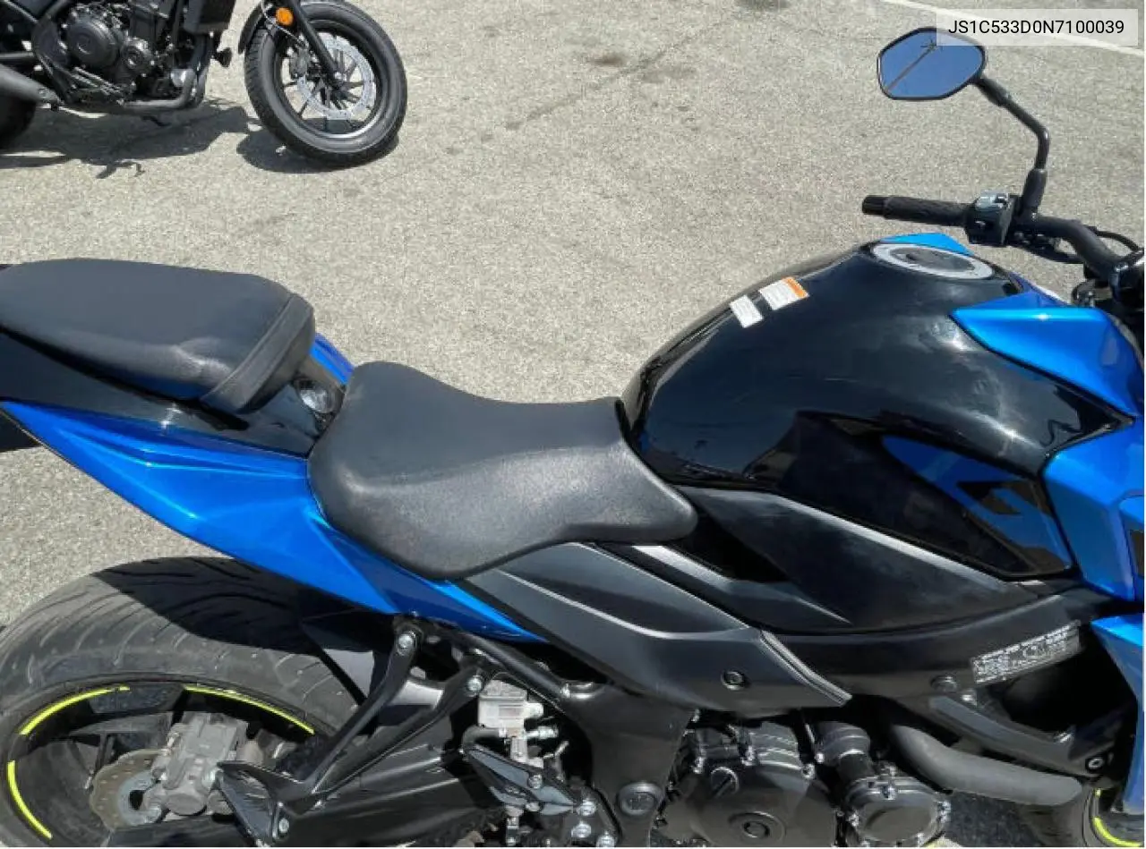 2022 Suzuki Gsx-S750 M VIN: JS1C533D0N7100039 Lot: 52459505
