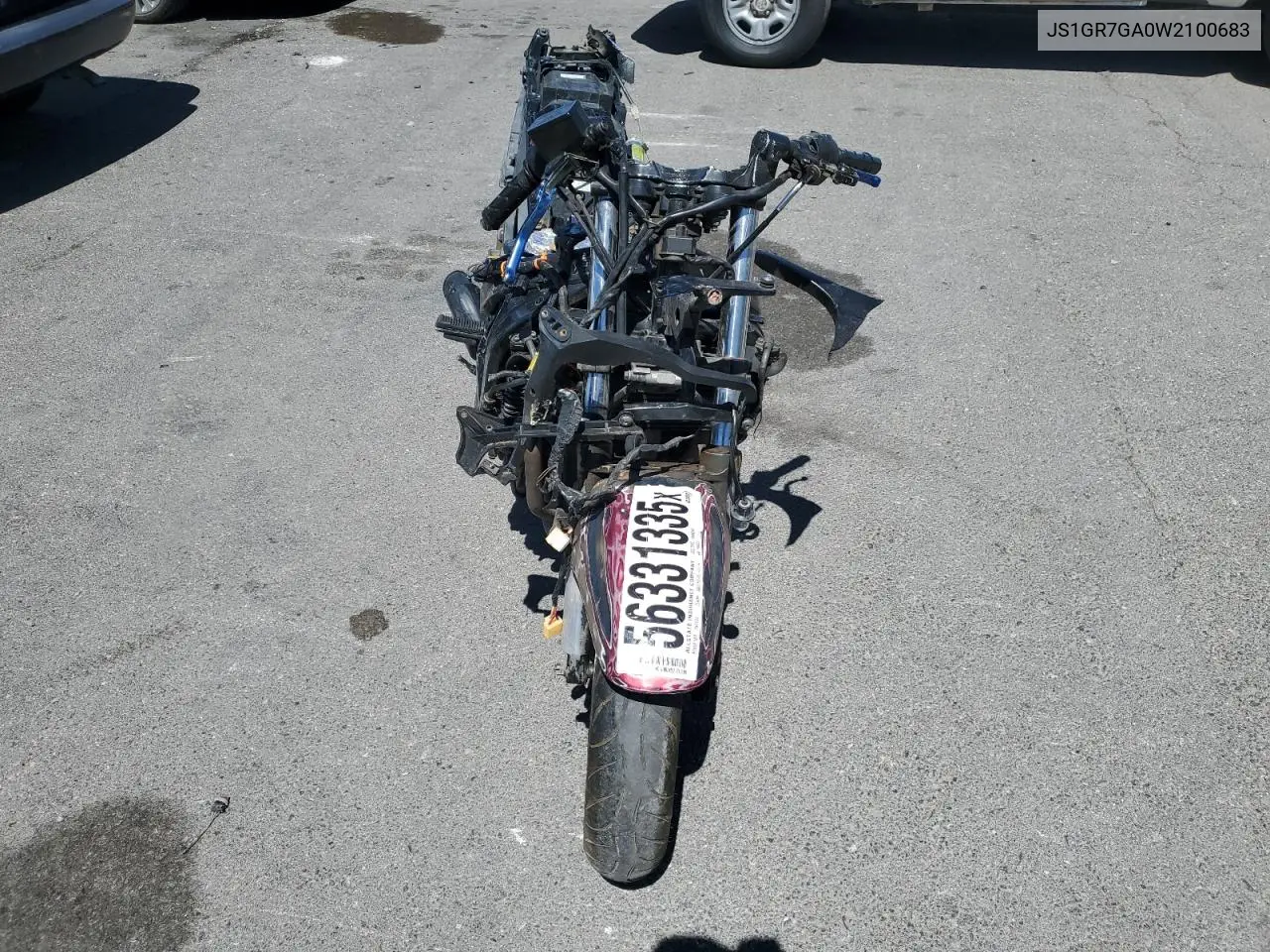1998 Suzuki Gsx750 F VIN: JS1GR7GA0W2100683 Lot: 56331335