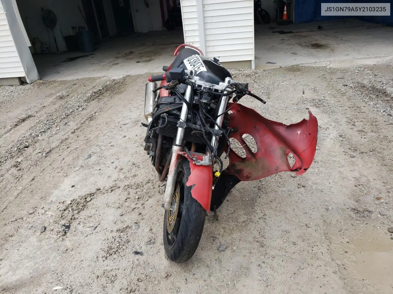 2000 Suzuki Gsx600 F VIN: JS1GN79A5Y2103235 Lot: 61038475