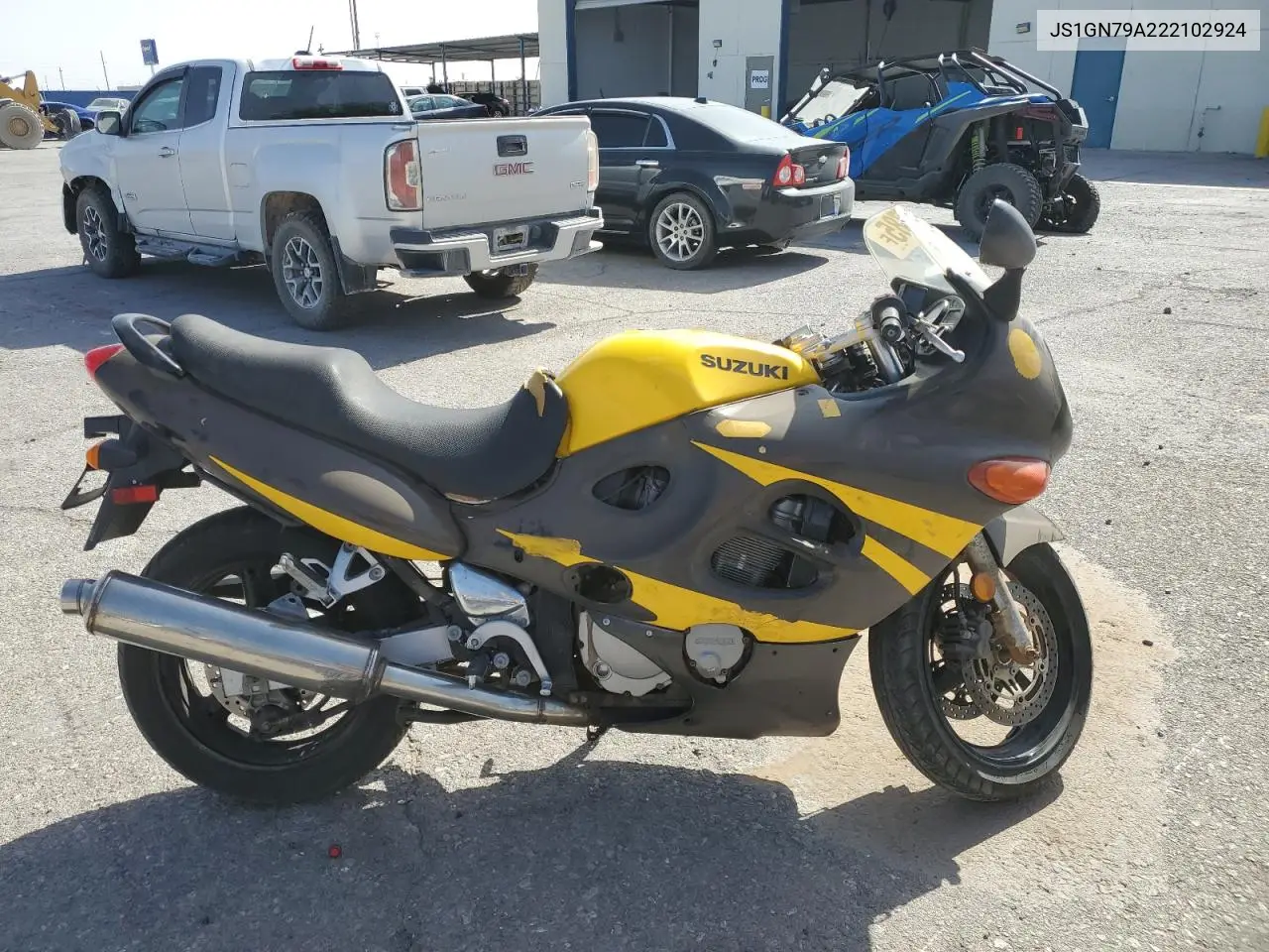 2002 Suzuki Gsx600 F VIN: JS1GN79A222102924 Lot: 55207785