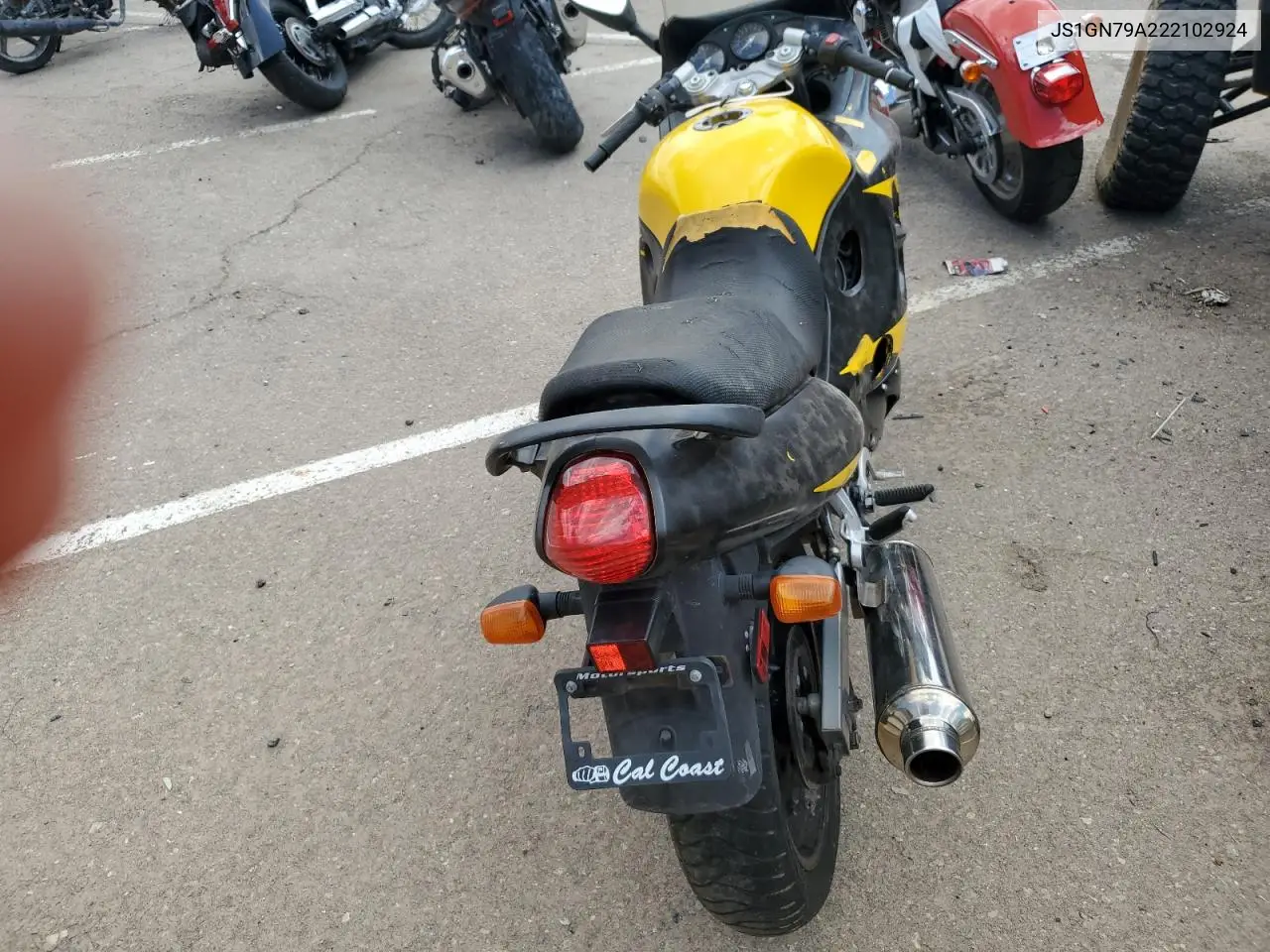 2002 Suzuki Gsx600 F VIN: JS1GN79A222102924 Lot: 55207785