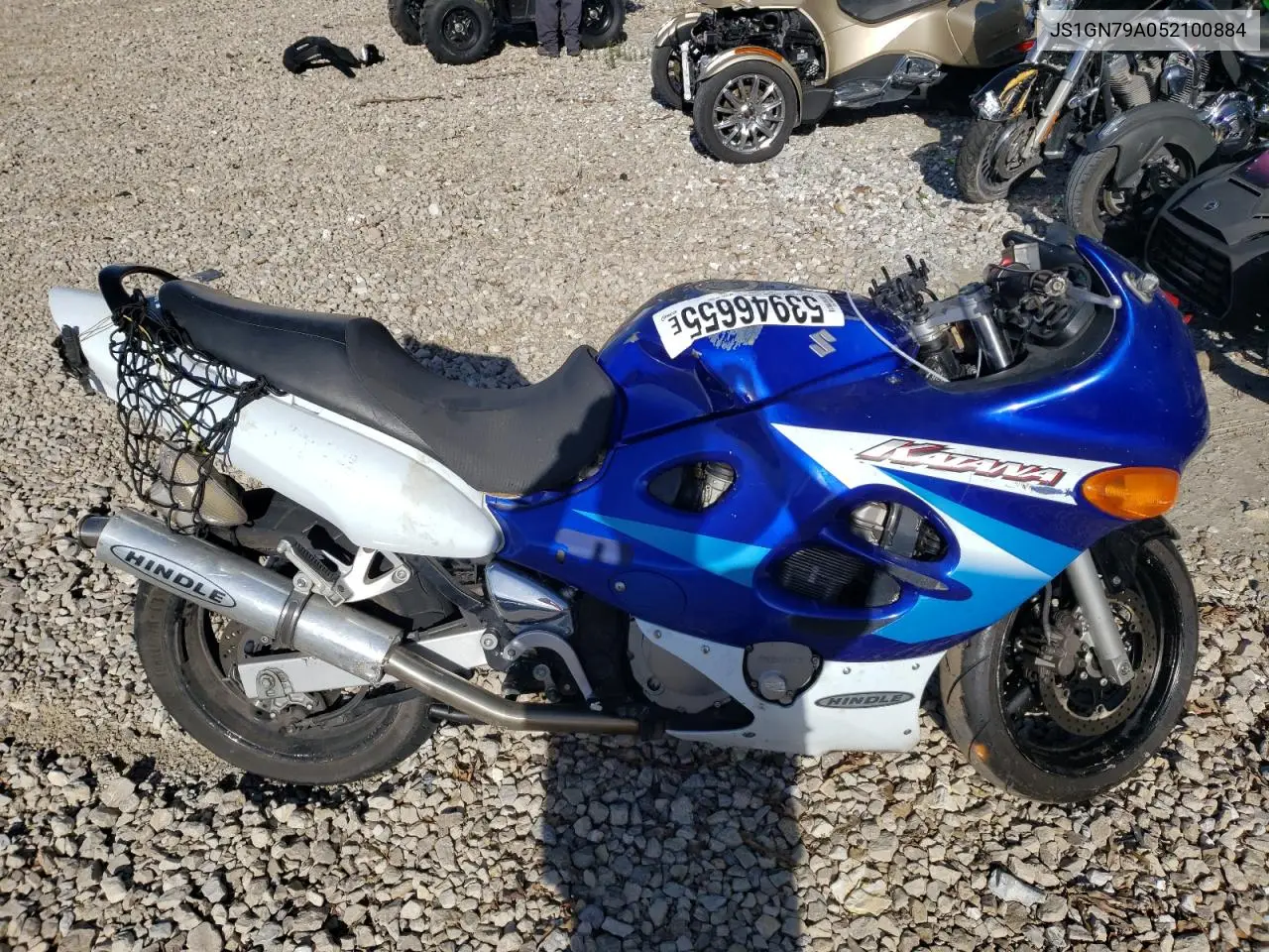 2005 Suzuki Gsx600 F VIN: JS1GN79A052100884 Lot: 53946655