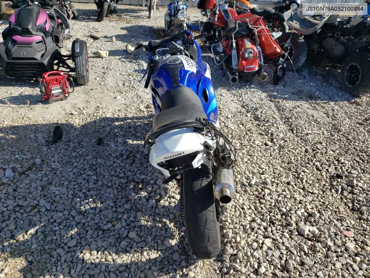 2005 Suzuki Gsx600 F VIN: JS1GN79A052100884 Lot: 53946655
