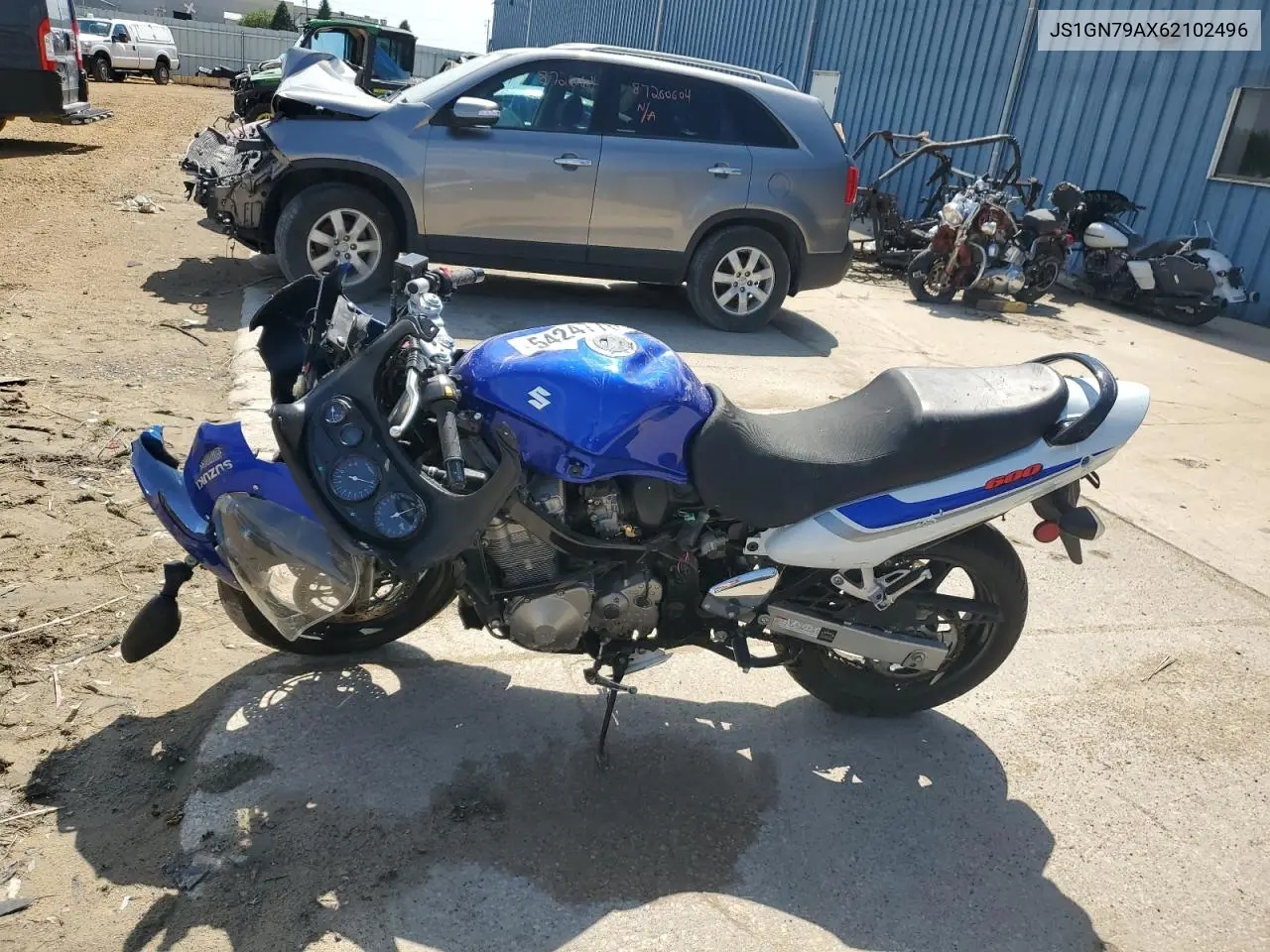 2006 Suzuki Gsx600 F VIN: JS1GN79AX62102496 Lot: 54247705