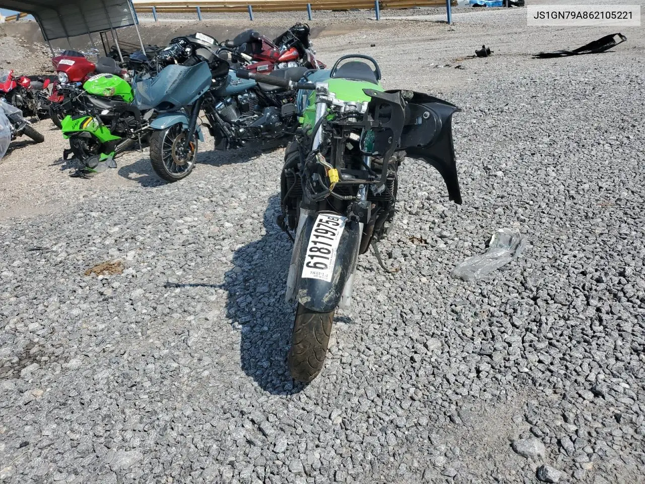 2006 Suzuki Gsx600 F VIN: JS1GN79A862105221 Lot: 61811975