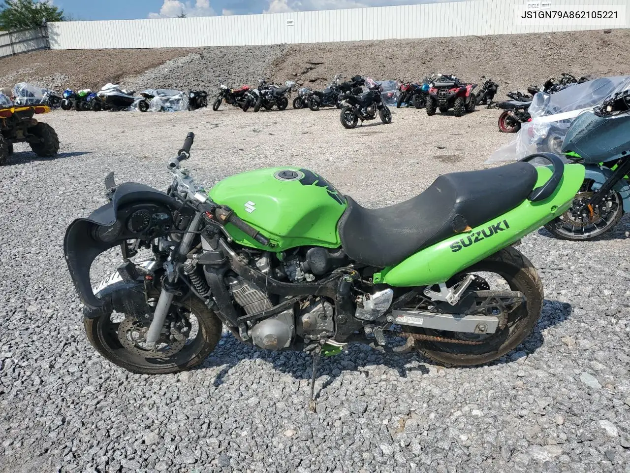 2006 Suzuki Gsx600 F VIN: JS1GN79A862105221 Lot: 61811975