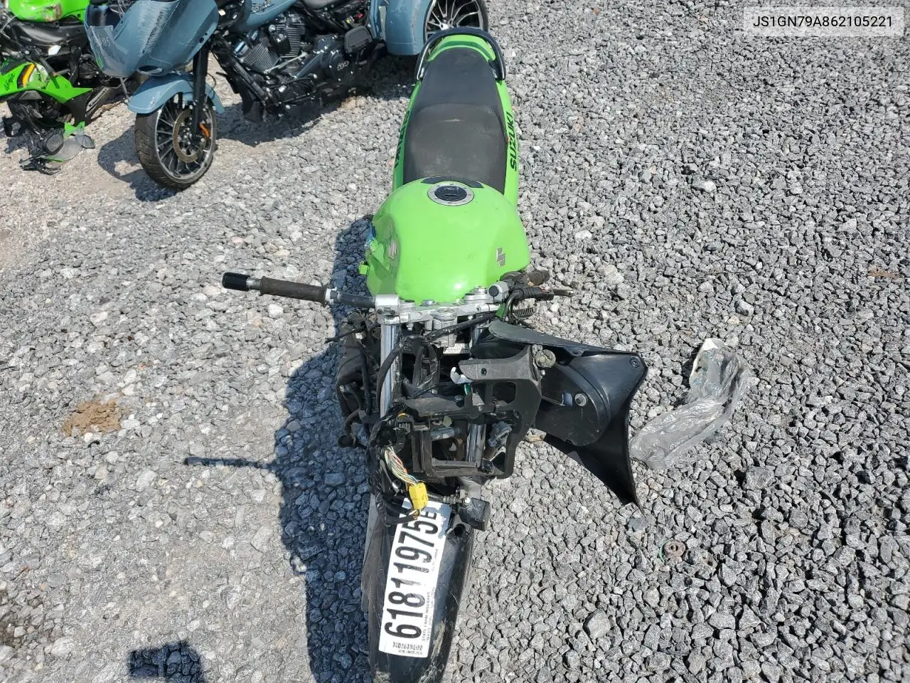 2006 Suzuki Gsx600 F VIN: JS1GN79A862105221 Lot: 61811975