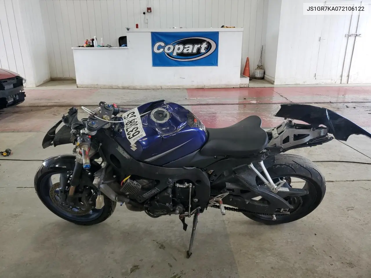 2007 Suzuki Gsx-R750 VIN: JS1GR7KA072106122 Lot: 63756805