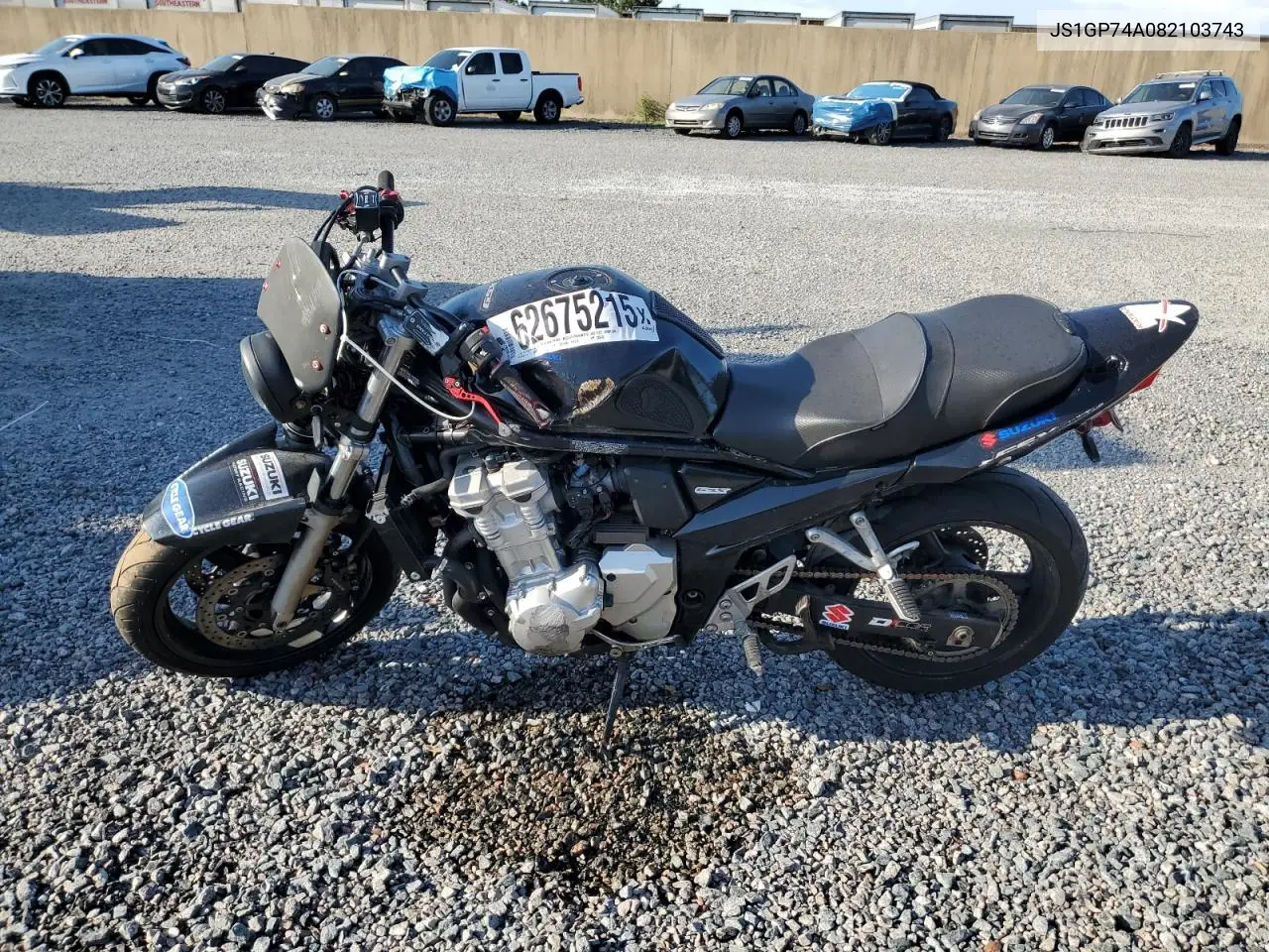 2008 Suzuki Gsx650 F VIN: JS1GP74A082103743 Lot: 62675215