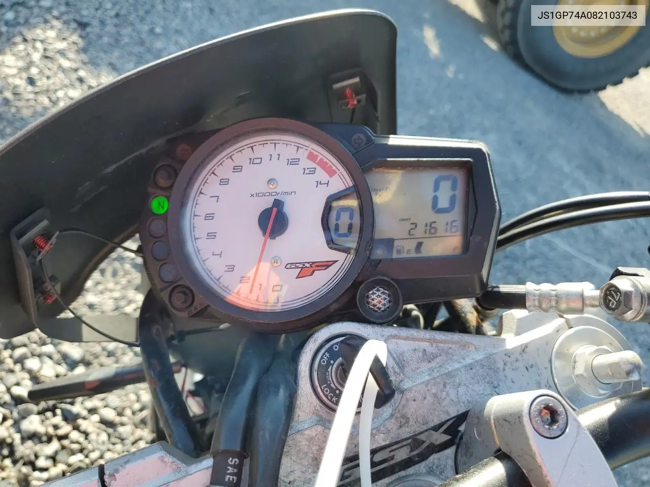 2008 Suzuki Gsx650 F VIN: JS1GP74A082103743 Lot: 62675215