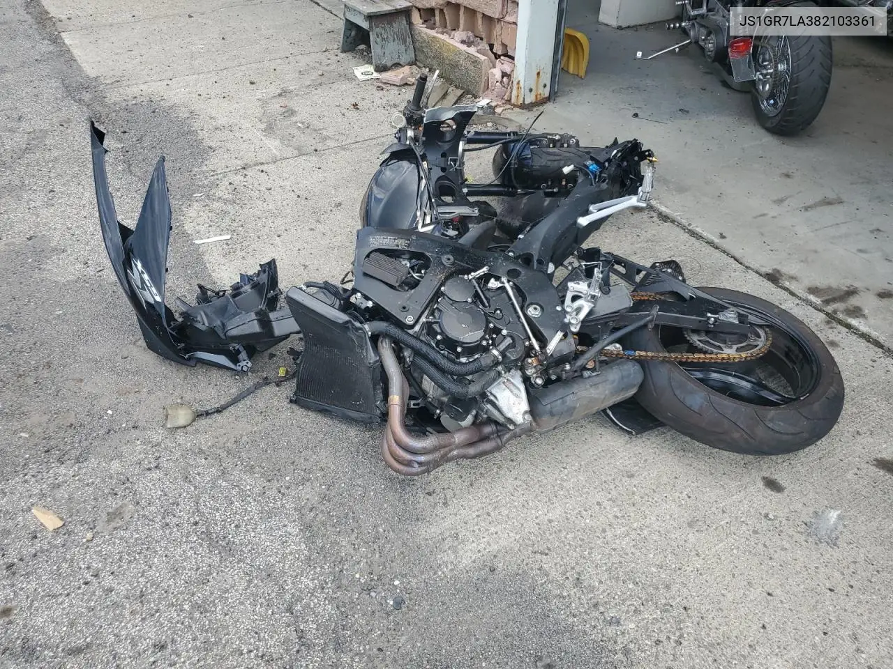 2008 Suzuki Gsx-R750 VIN: JS1GR7LA382103361 Lot: 64822715