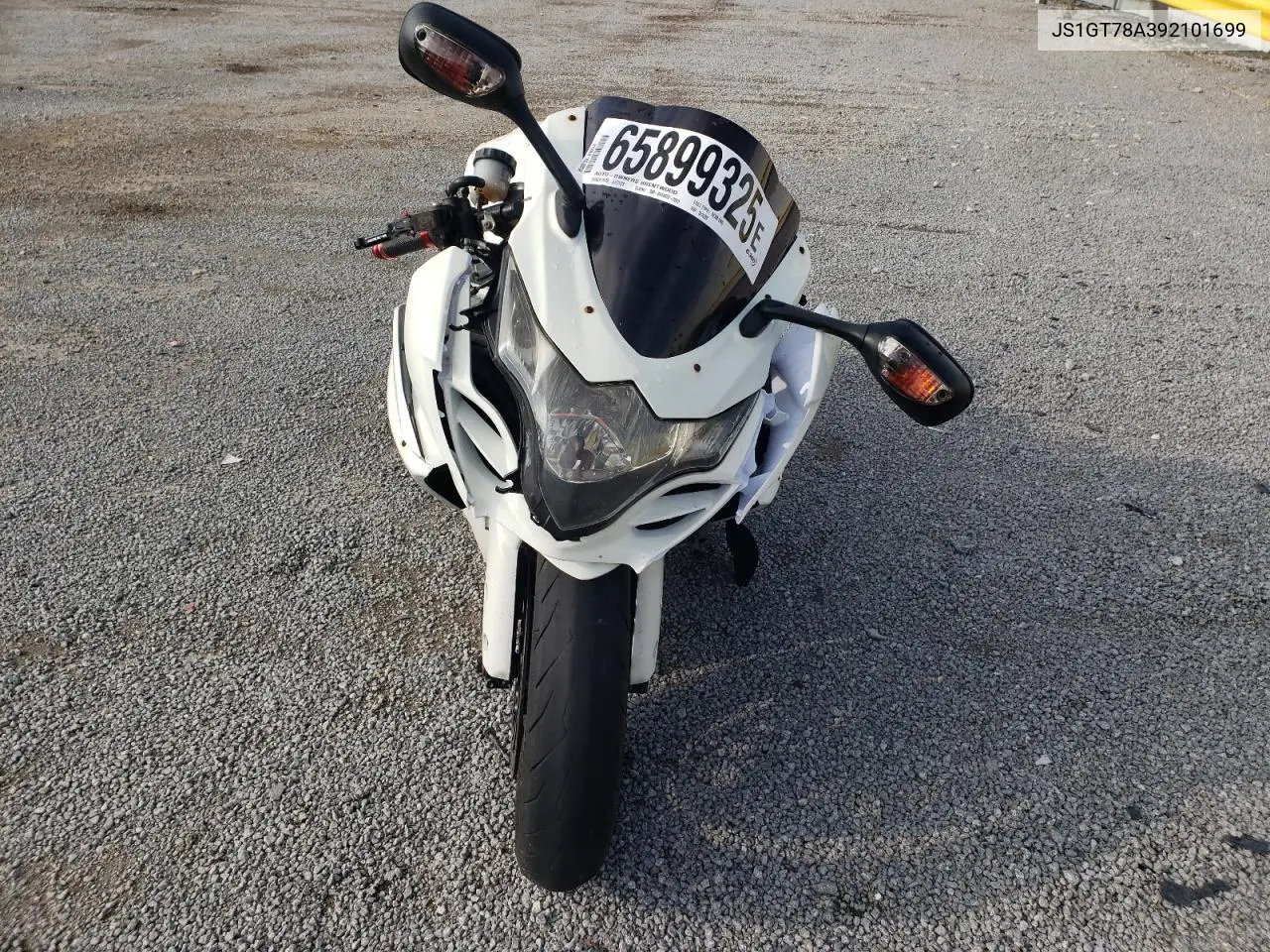 2009 Suzuki Gsx-R1000 VIN: JS1GT78A392101699 Lot: 65899325