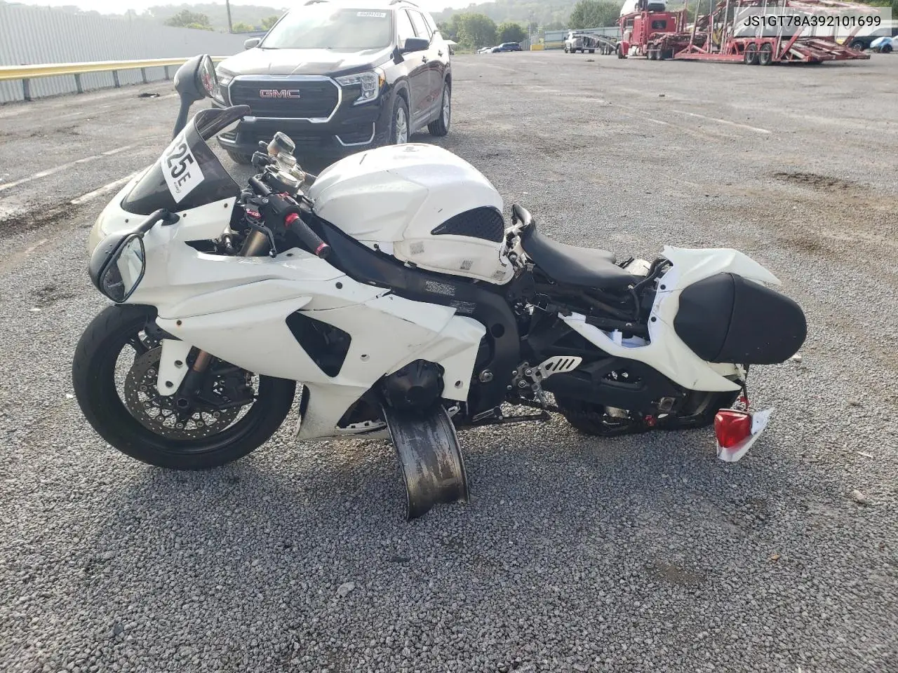 2009 Suzuki Gsx-R1000 VIN: JS1GT78A392101699 Lot: 65899325