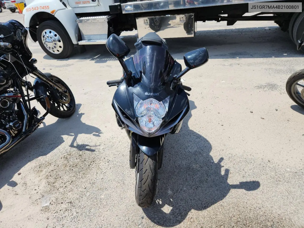 2011 Suzuki Gsx750 VIN: JS1GR7MA4B2100801 Lot: 64288105