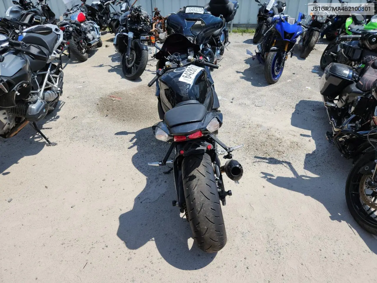 2011 Suzuki Gsx750 VIN: JS1GR7MA4B2100801 Lot: 64288105