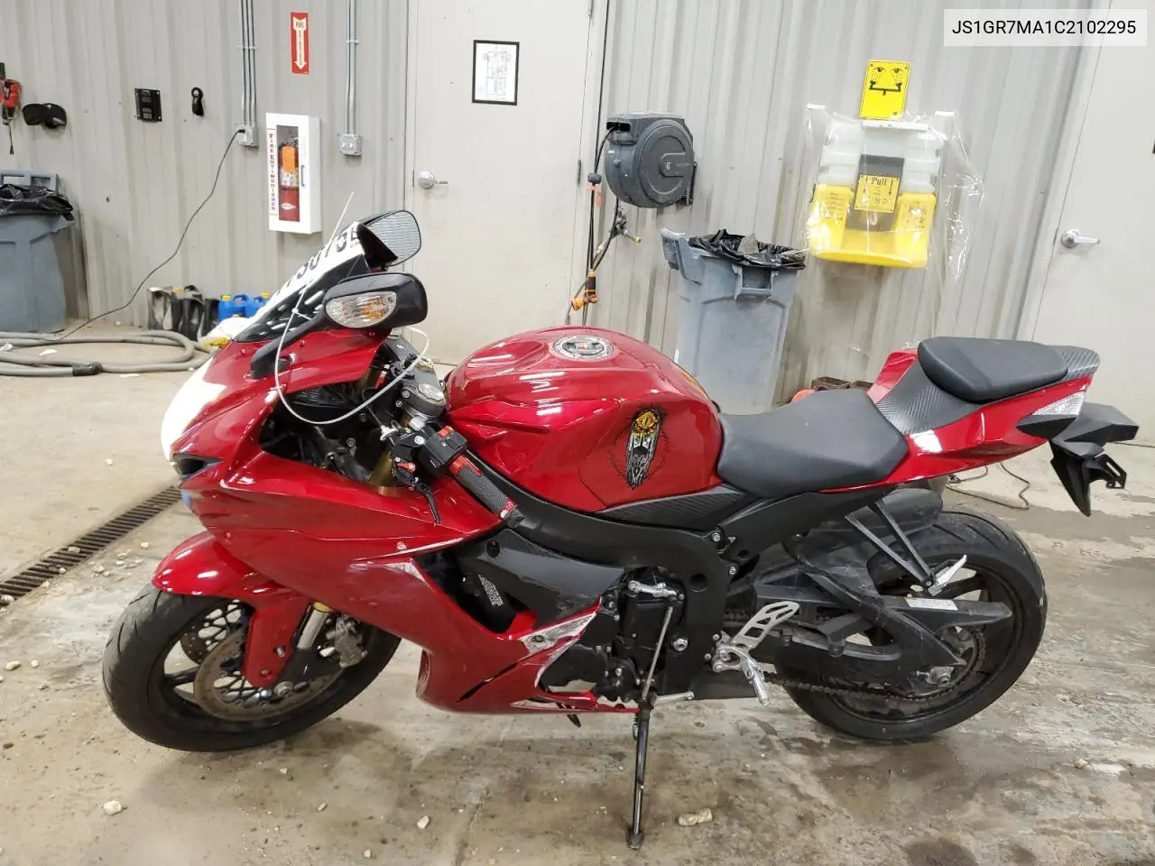 2012 Suzuki Gsx750 VIN: JS1GR7MA1C2102295 Lot: 56173075