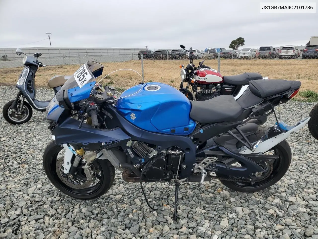 2012 Suzuki Gsx750 VIN: JS1GR7MA4C2101786 Lot: 63478785