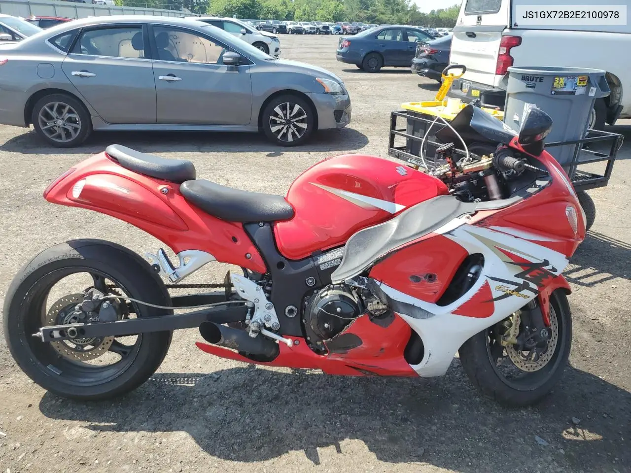 2014 Suzuki Gsx1300 Ra VIN: JS1GX72B2E2100978 Lot: 61988975