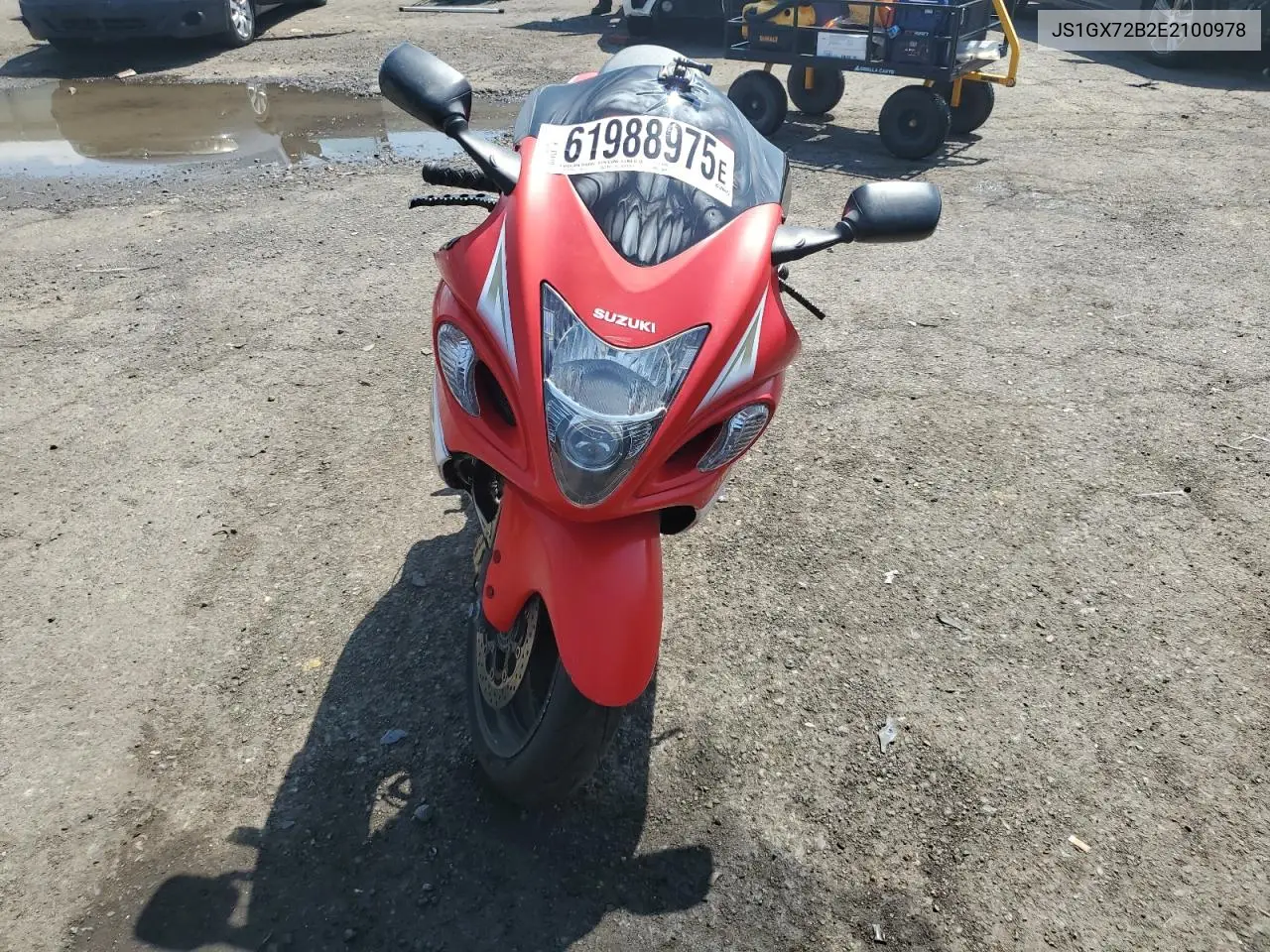 2014 Suzuki Gsx1300 Ra VIN: JS1GX72B2E2100978 Lot: 61988975