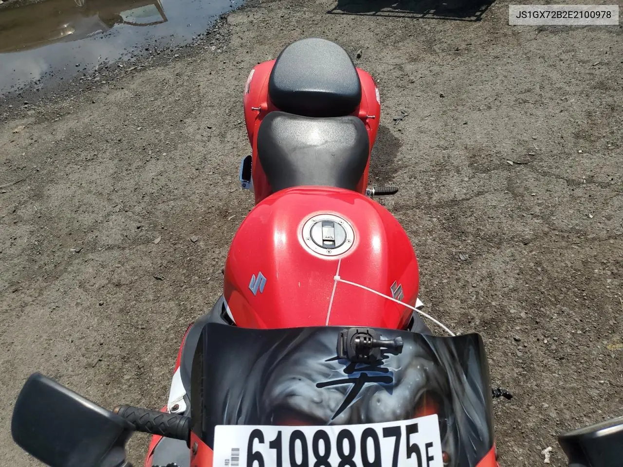 2014 Suzuki Gsx1300 Ra VIN: JS1GX72B2E2100978 Lot: 61988975