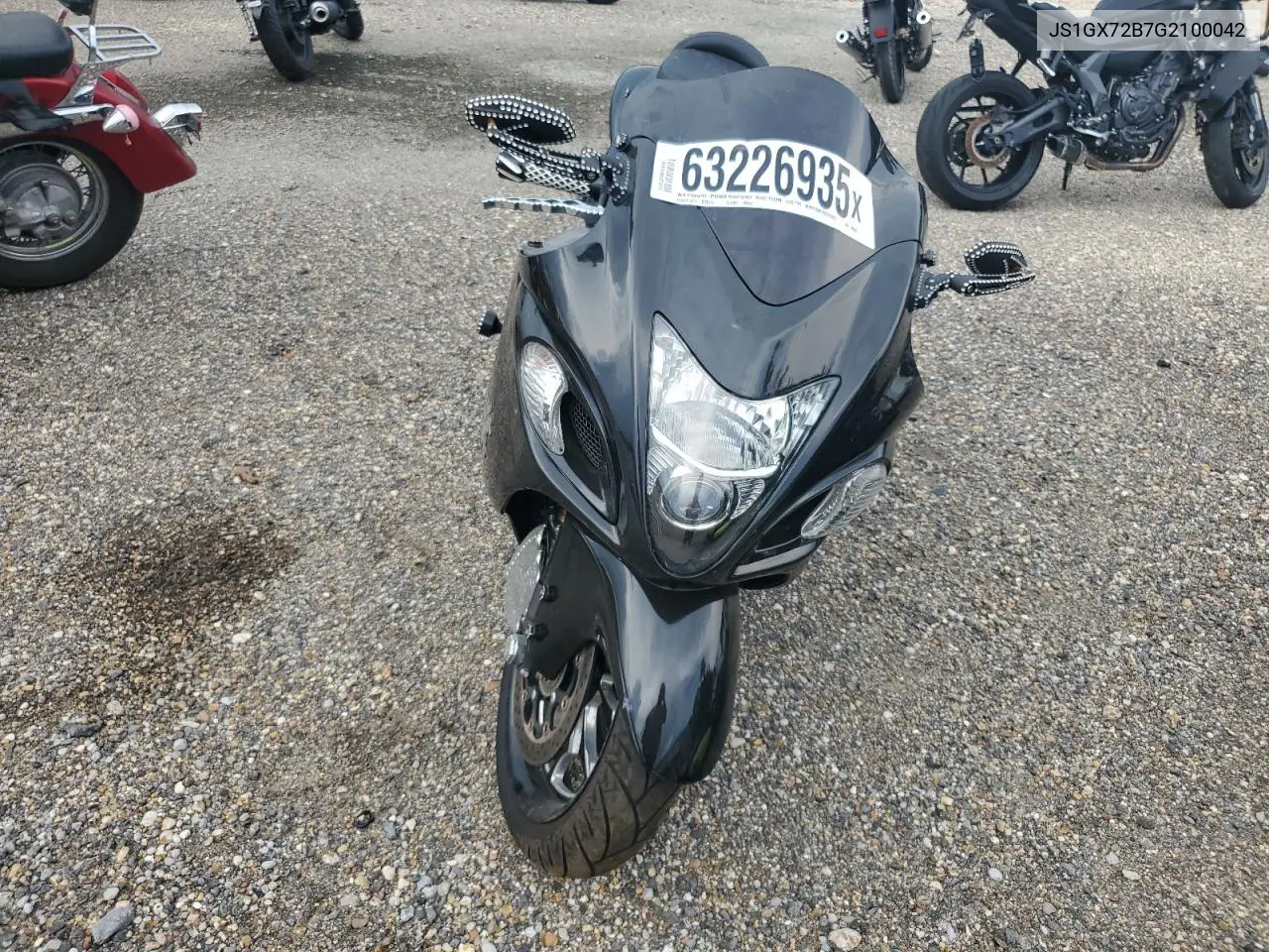 2016 Suzuki Gsx1300 Ra VIN: JS1GX72B7G2100042 Lot: 63226935