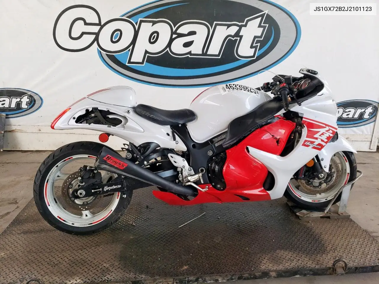2018 Suzuki Gsx1300 Ra VIN: JS1GX72B2J2101123 Lot: 46339825