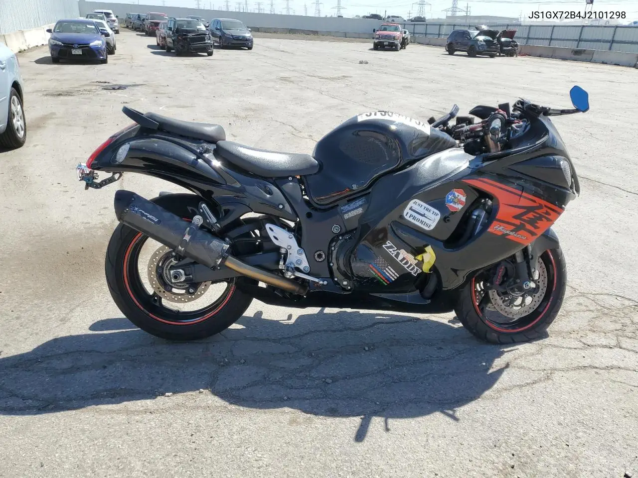 2018 Suzuki Gsx1300 Ra VIN: JS1GX72B4J2101298 Lot: 57506075