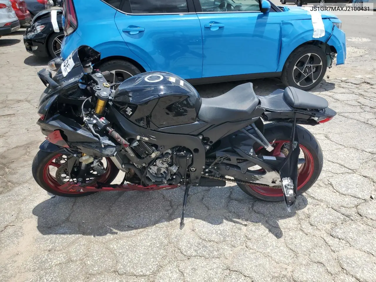 2018 Suzuki Gsx-R750 VIN: JS1GR7MAXJ2100431 Lot: 65275665