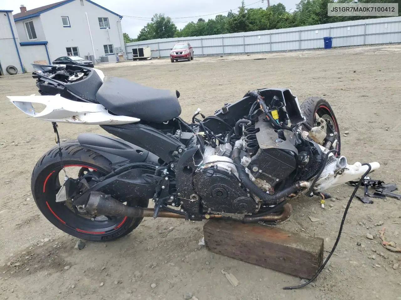2019 Suzuki Gsx-R750 VIN: JS1GR7MA0K7100412 Lot: 60195895