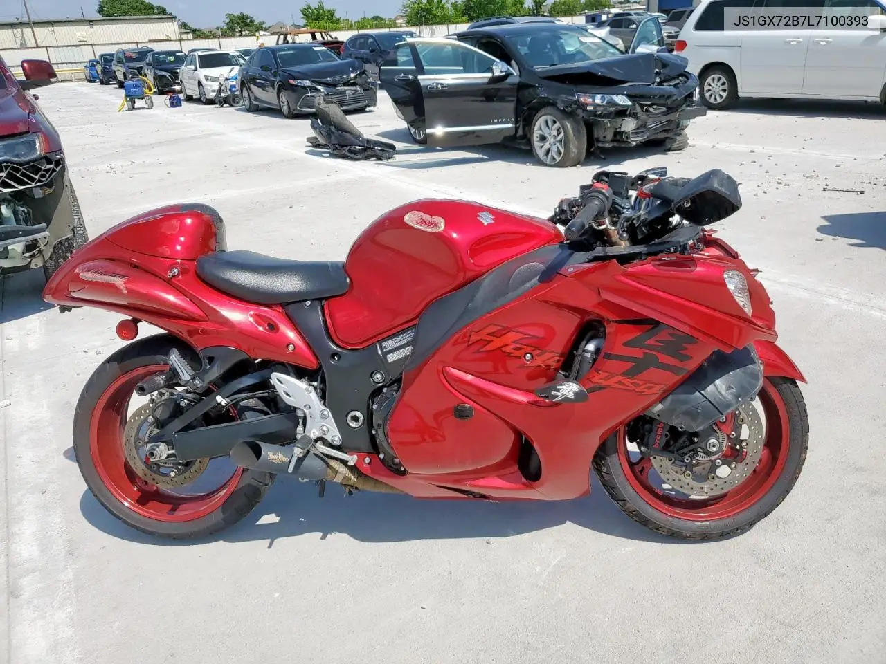 2020 Suzuki Gsx1300 Ra VIN: JS1GX72B7L7100393 Lot: 60037275