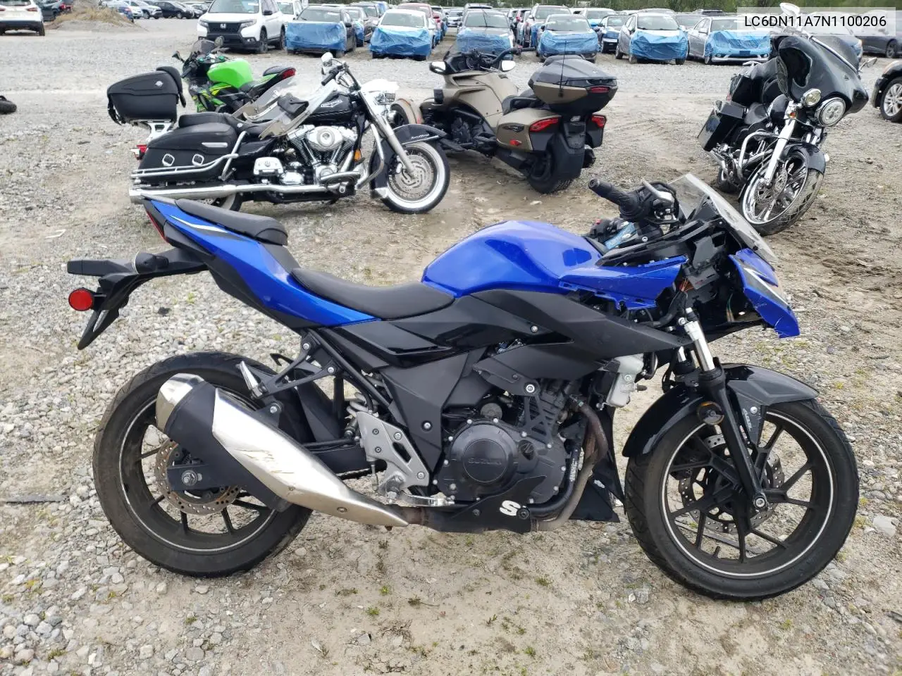 2022 Suzuki Gsx250R VIN: LC6DN11A7N1100206 Lot: 56892625
