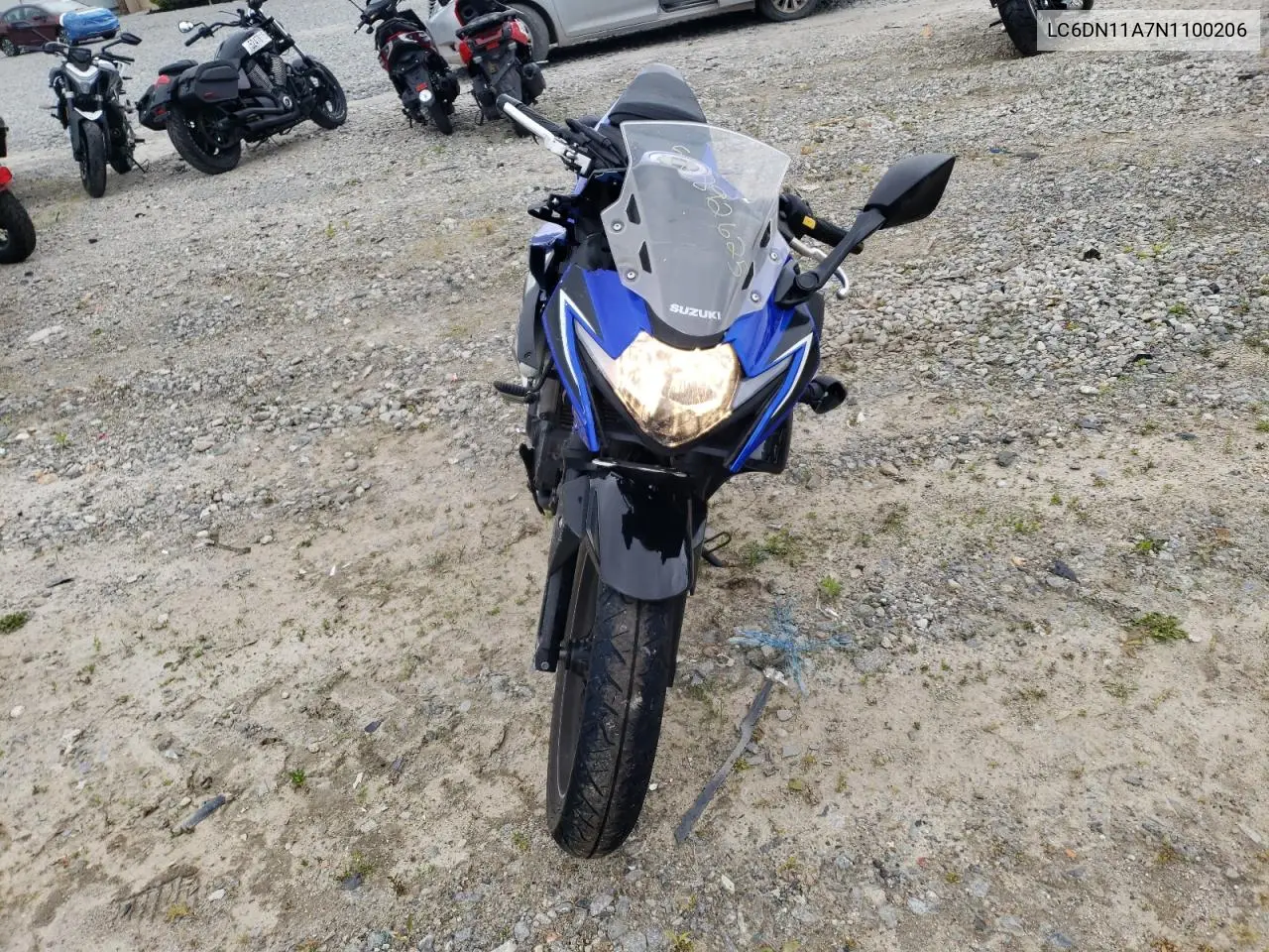 2022 Suzuki Gsx250R VIN: LC6DN11A7N1100206 Lot: 56892625