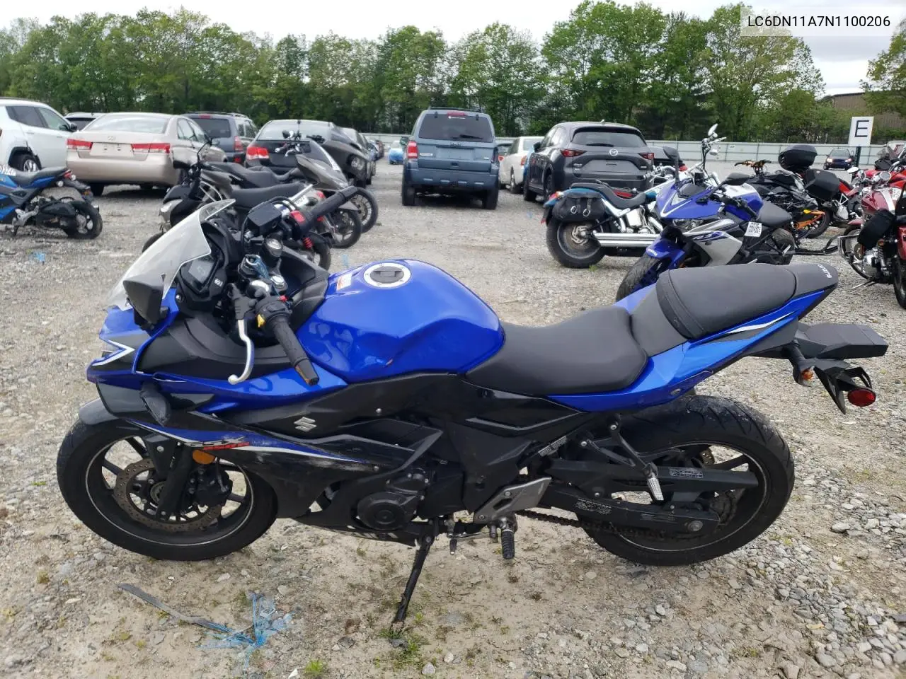 2022 Suzuki Gsx250R VIN: LC6DN11A7N1100206 Lot: 56892625