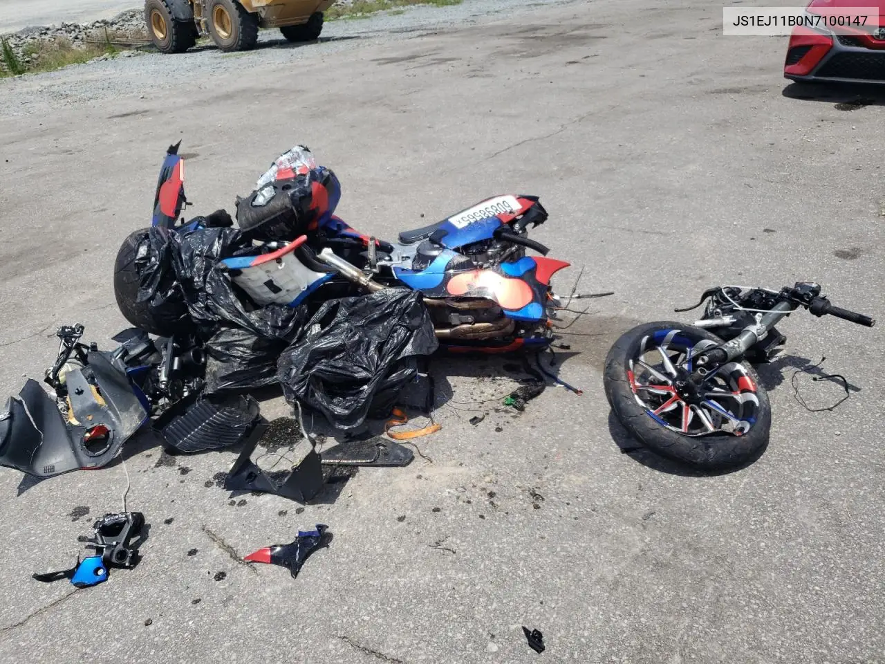 2022 Suzuki Gsx1300 Rr VIN: JS1EJ11B0N7100147 Lot: 60898565
